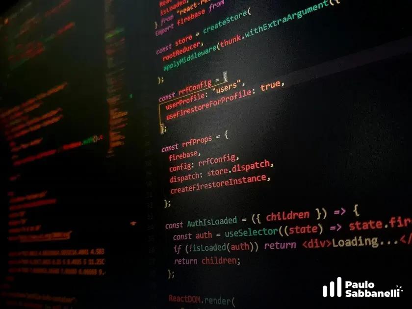 Código JavaScript configurando uma store Redux integrada ao Firestore