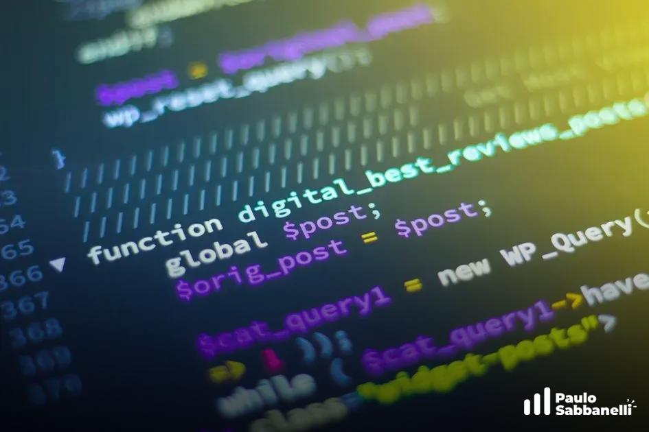 Tela de código PHP com função que busca posts usando WP_Query do WordPress
